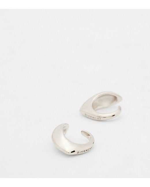 Givenchy White Maple Seed Ear Cuffs