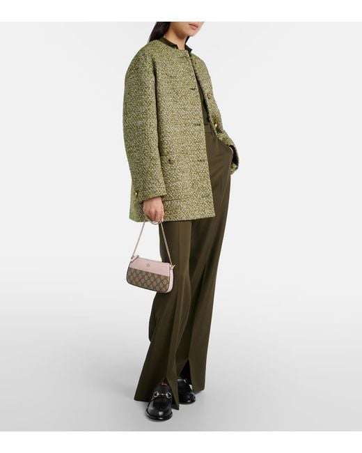 Gucci Natural Gg Marmont Mini Shoulder Bag