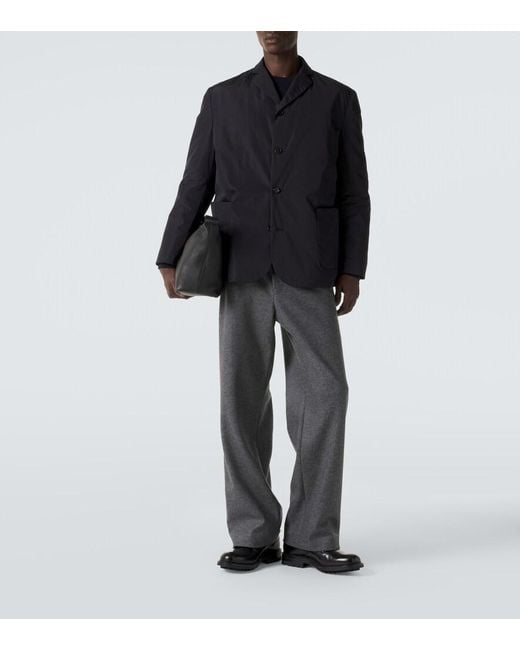 Jil Sander Blue Padded Jacket for men