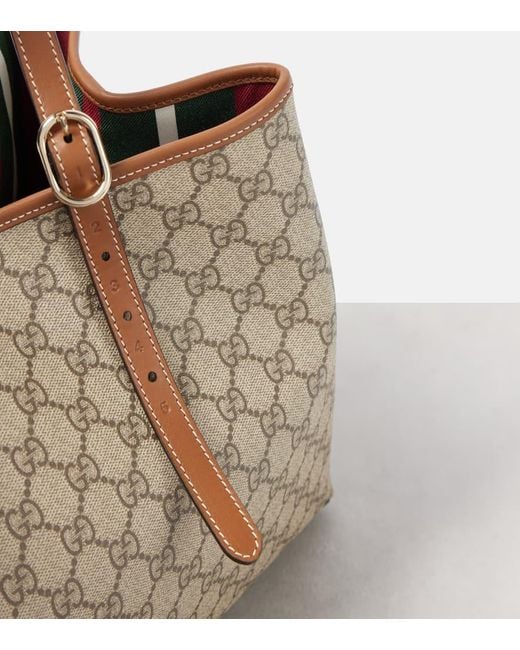 Borsa Gg Canvas Medium di Gucci in Natural