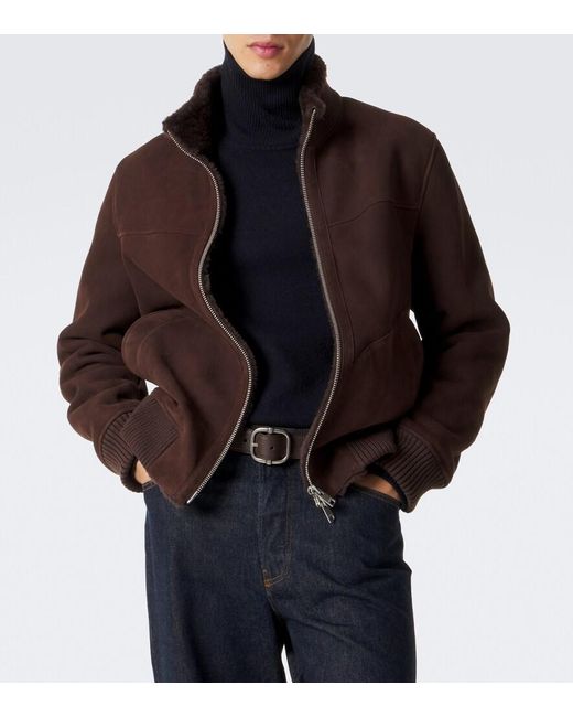 Arma Brown Arek Suede Blouson Jacket for men