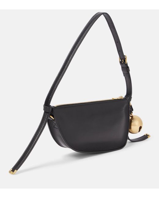 Burberry Black Mini Leather Shoulder Bag