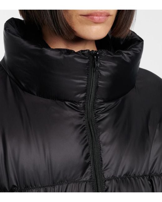 Balenciaga Black Hourglass Belted Down Jacket