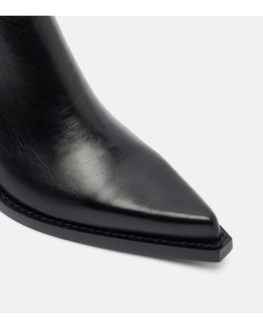 Paris Texas Black Dallas 60 Leather Ankle Boots
