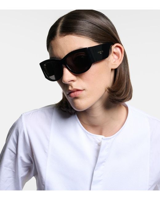 Dior Gray Diornuit S1I Oversized Sunglasses