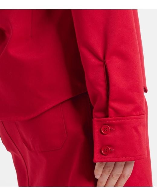 Camisa Con Logo Courreges de color Red