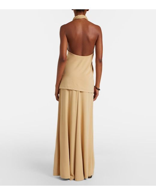 Totême  Natural Jersey Maxi Skirt