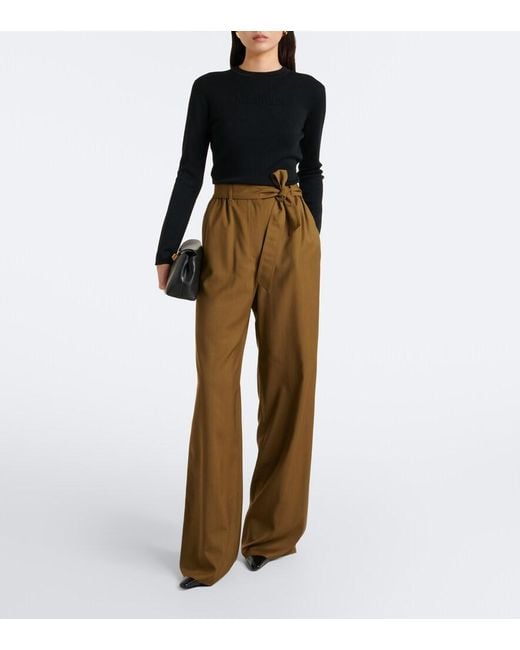 Max Mara Black Virgin Wool Sweater