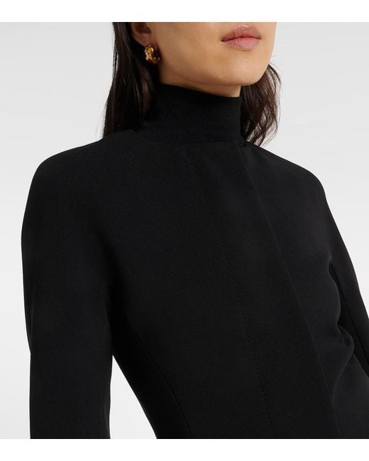 Max Mara Black Girone Viscose Jersey Jacket