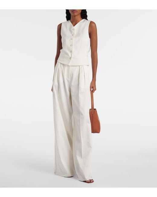 Max Mara White Cotton Vest