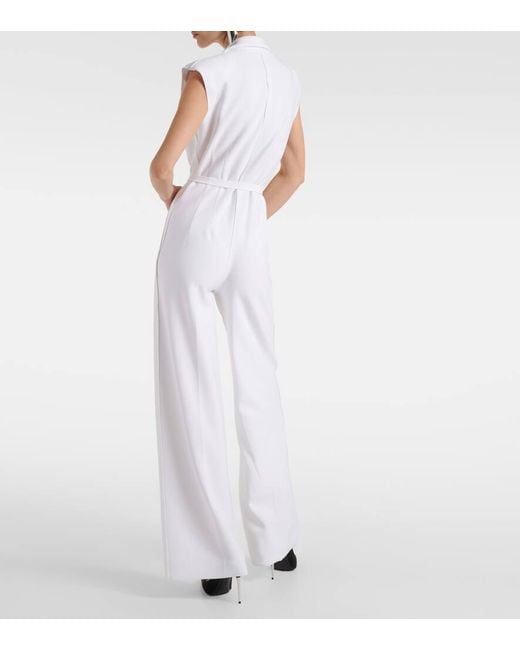 Norma Kamali White Jersey Jumpsuit