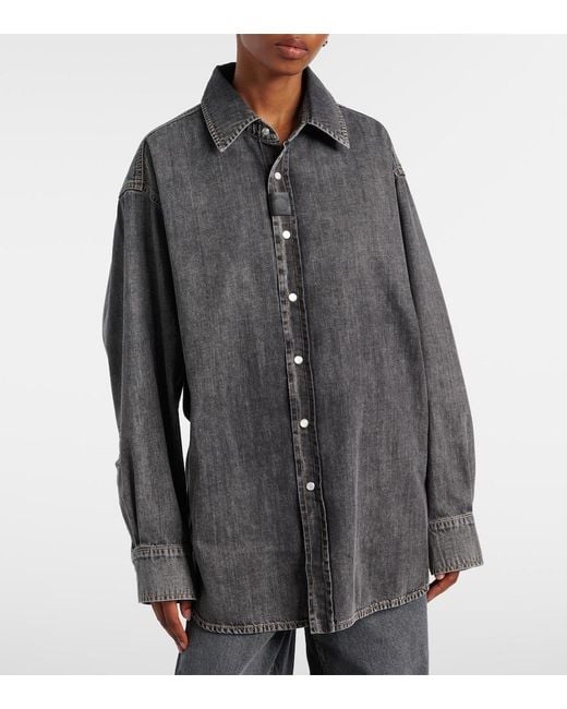 Stella McCartney Black Denim Shirt