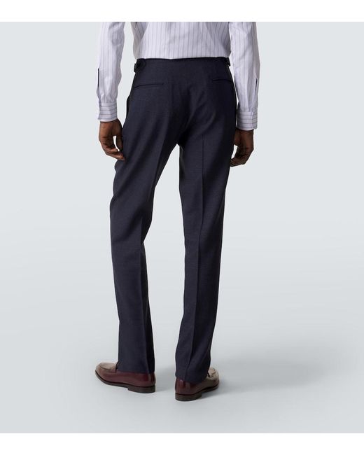 Thom Sweeney Blue Wool Suit for men