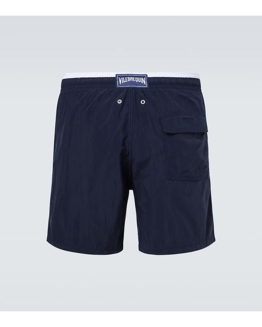 Vilebrequin Blue Moka Swim Trunks for men