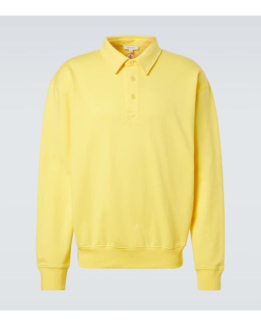 J.W. Anderson Polohemd Aus Baumwoll-Jersey in Yellow für Herren