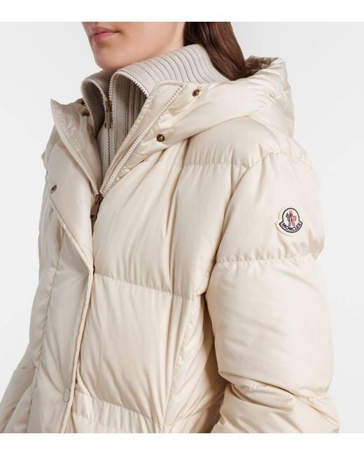 Piumino Chamer Con Cappuccio di Moncler in Natural