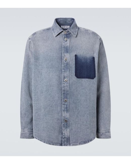 Camicia di Loewe in Blue da Uomo