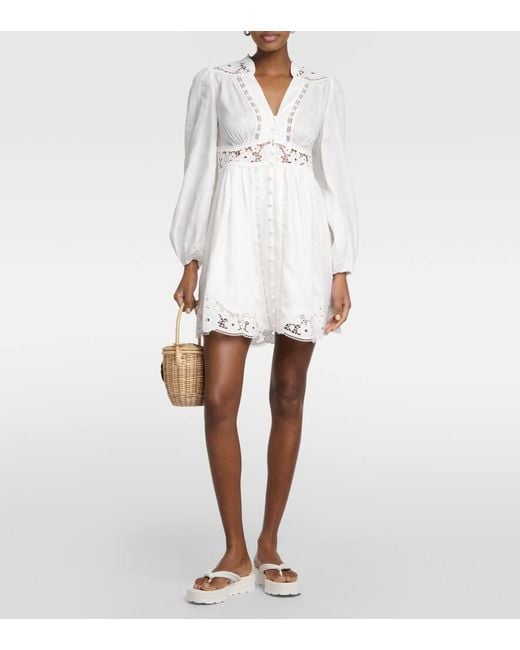 Gianvito Rossi White Leather Thong Sandal