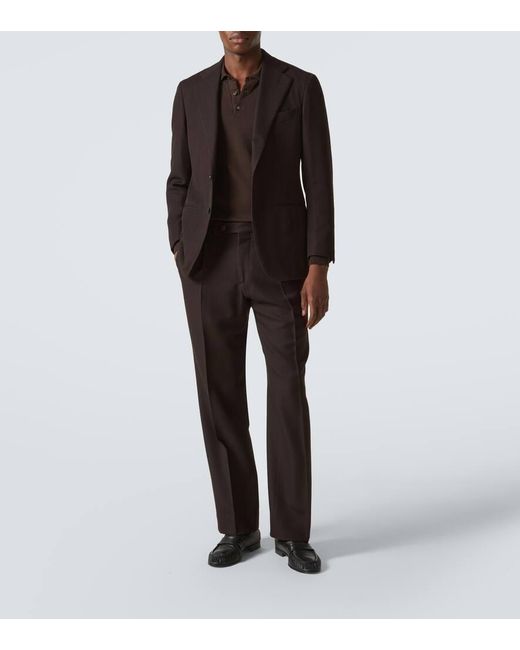 Jersey De Lana Saman Amel de hombre de color Brown