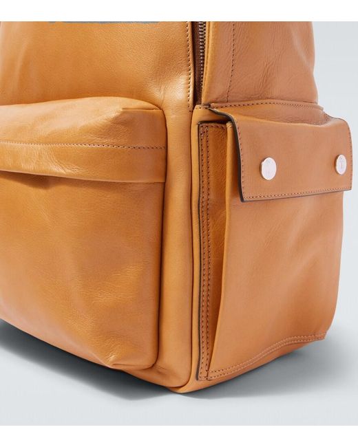 Brunello Cucinelli Natural Leather Backpack for men