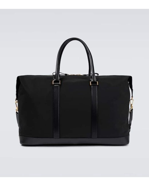 Bolsa De Viaje De Lona Tecnica Tom Ford de hombre de color Black
