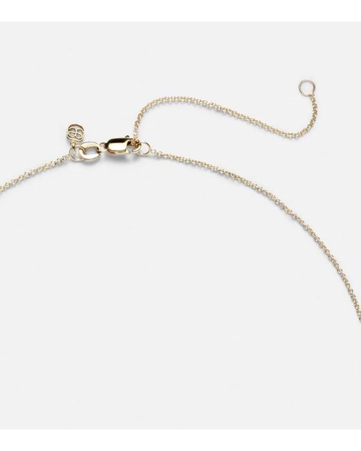 Sydney Evan White Love 14Kt Charm Necklace