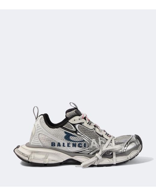 Balenciaga White 3Xl Split Logo Sneaker for men