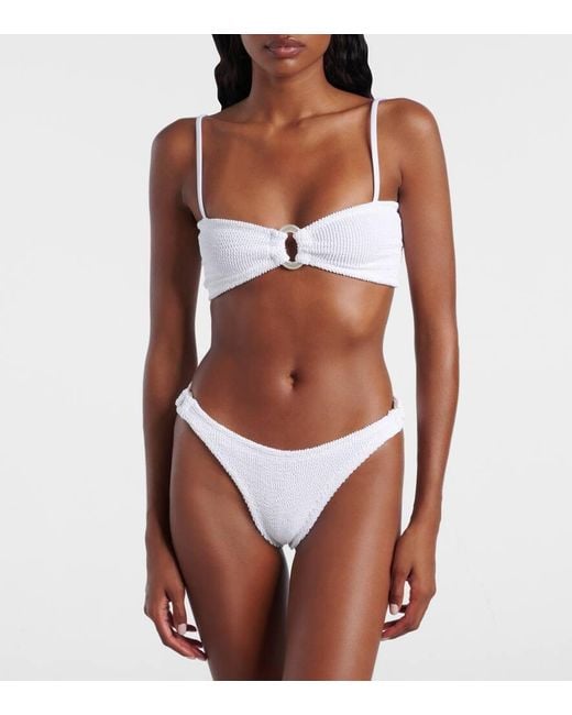 Hunza G White Misty Bikini