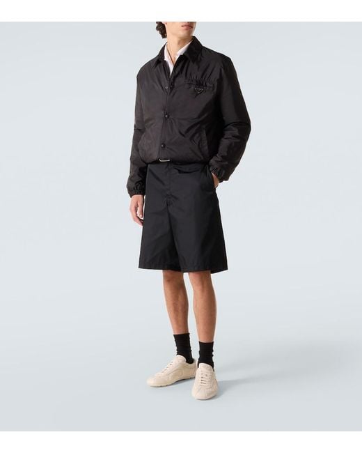 Prada Black Re-Nylon Blouson Jacket for men