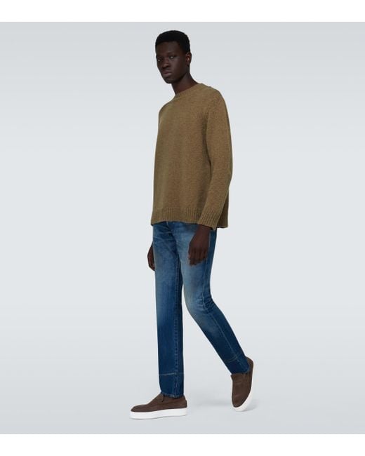 Christian Louboutin Paqueboat Flat Crosta Retournee Dark Bro in