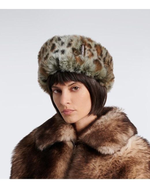 Ruslan Baginskiy Multicolor Leopard-Print Hat
