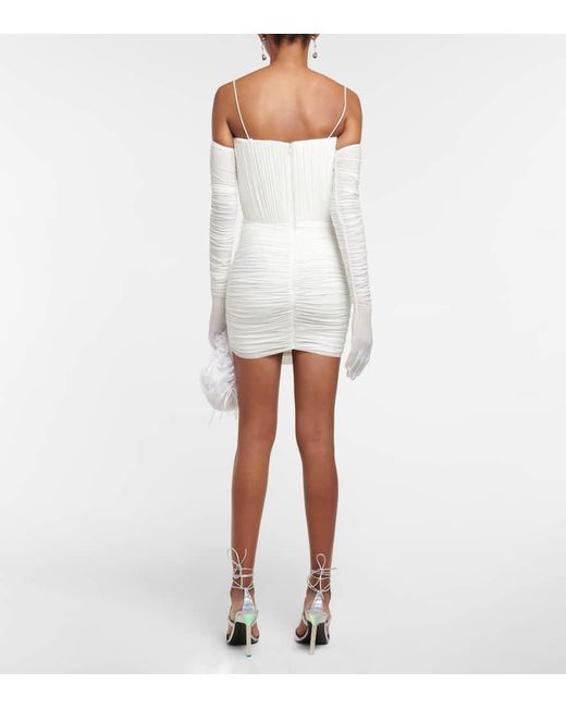 Alex perry white mini dress 2025