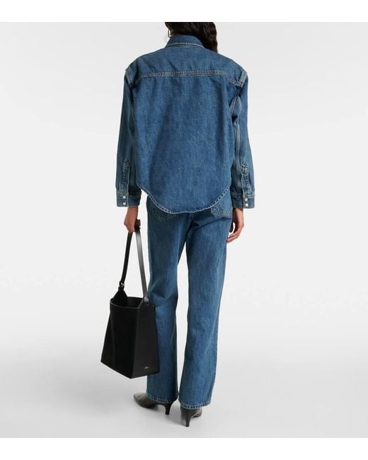 Camicia di jeans di Wardrobe NYC in Blue