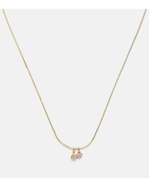 Roxanne First White 14Kt Pendant Necklace With Diamonds