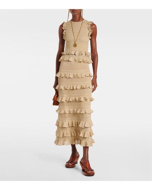 Gonna Lunga Hypnotic di Zimmermann in Natural