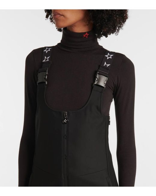 Perfect Moment Black Jg Flared Ski Salopettes