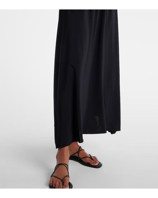 Eres Black Oda Pleated Bustier Dress