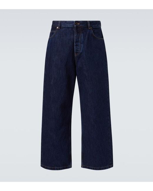 Jeans A Vita Media Con Gamba A Botte di Loewe in Blue da Uomo