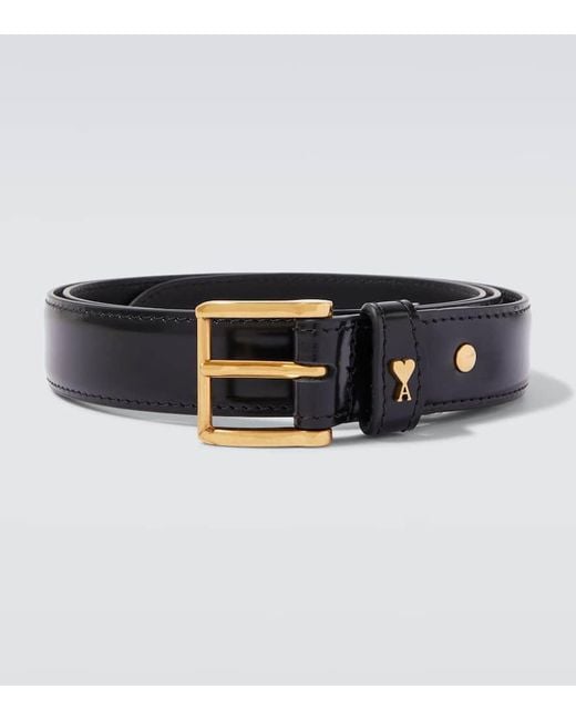 AMI Guertel Paris Aus Leder in Black für Herren