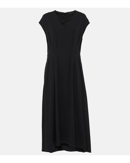 Joseph Black Cady Midi Dress