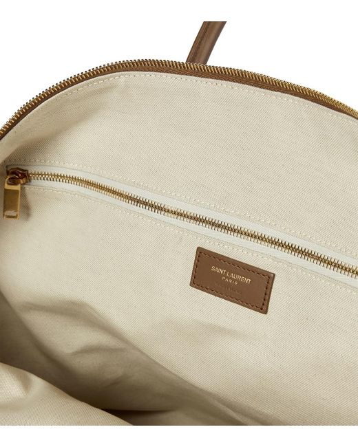 Saint Laurent Giant Suede Bowling Bag in Brown for Men Lyst