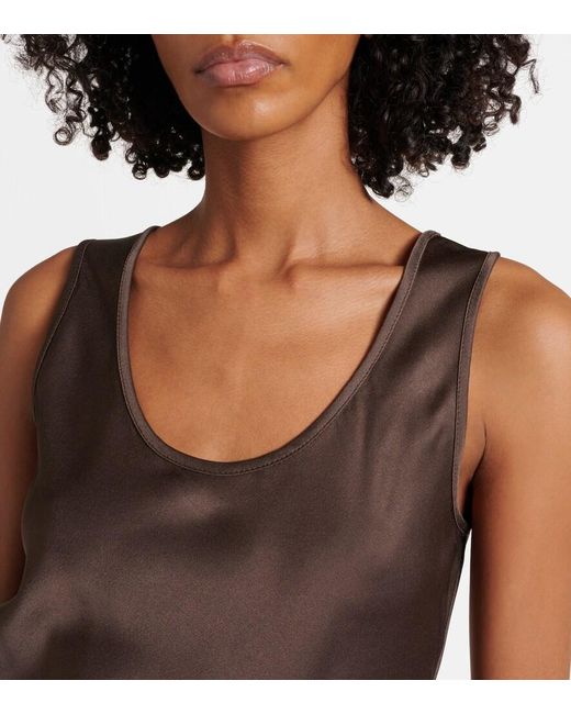 Brunello Cucinelli Brown Long Dress