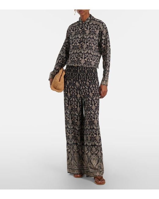 Pantalon Ample Callaway Veronica Beard en coloris Gray