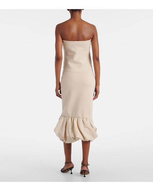 Jonathan Simkhai Natural Shawn Rayon-Blend Tube Top