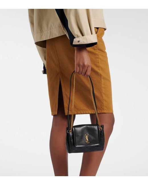 Borsa A Tracolla Nolita Mini di Saint Laurent in Black