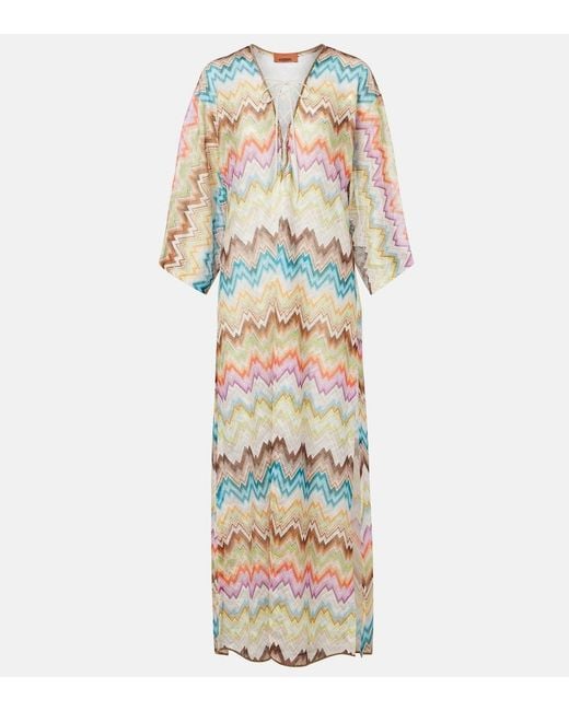 Missoni Metallic Zigzag Beach Cover-Up