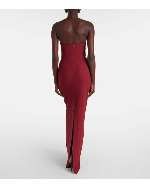 Abito Lungo Con Cut-Out di Nensi Dojaka in Red