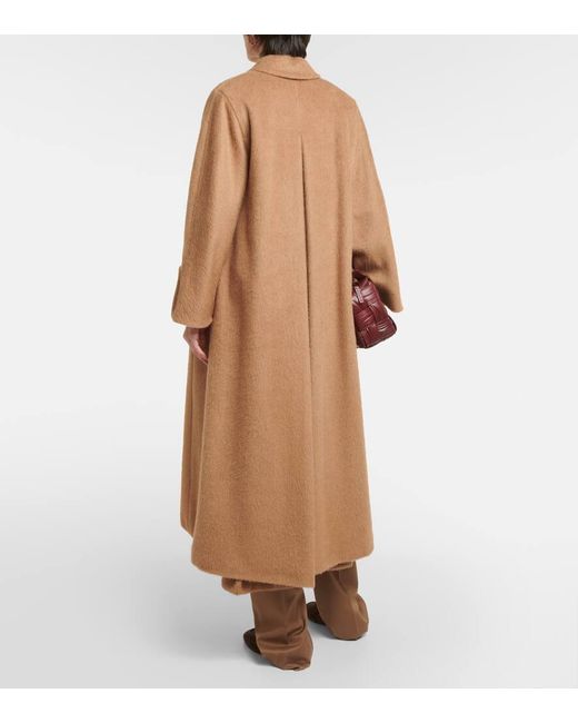Max Mara Brown Caronte Oversized Camel Wool Coat