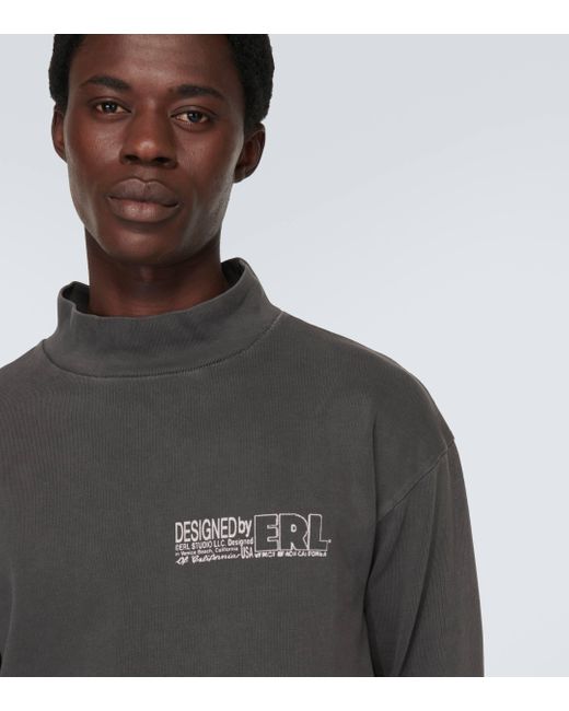 T-shirt en coton imprime ERL pour homme en coloris Gray