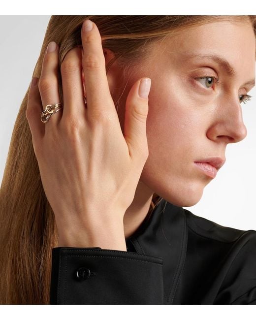 Spinelli Kilcollin Metallic Solarium 18Kt And Sterling Linked Rings